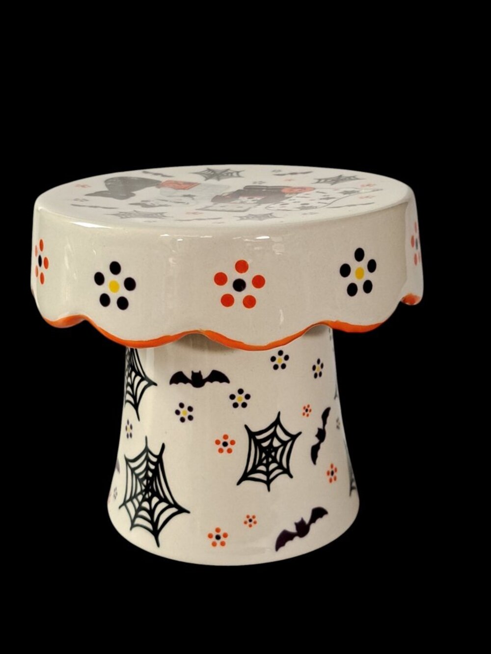 Temp-tations By Tara Halloween Boofetti Cupcake Candle Stand Hand Painted - Picture 10 of 14